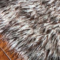 Tappeto, lana vergine di pecora, pelo lungo 10cm