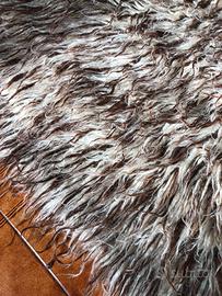Tappeto, lana vergine di pecora, pelo lungo 10cm
