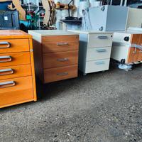 CASSETTIERA DA UFFICIO SCRIVANIA CON CHIAVI