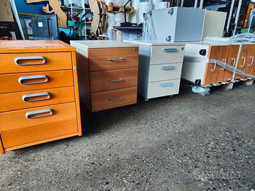 CASSETTIERA DA UFFICIO SCRIVANIA CON CHIAVI