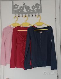 Lotto 3 magliette Sisley, H&M, Ketchup bambina 8