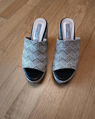 Zeppe bianco nero n.36 Queen Helena