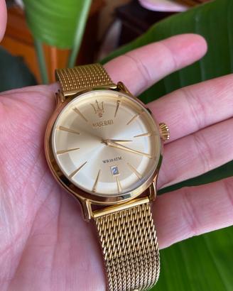 Orologio Maserati, colore oro, 42 mm