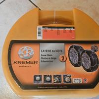 Catene da neve Kremer 9mm gr 12, nuove mai usate