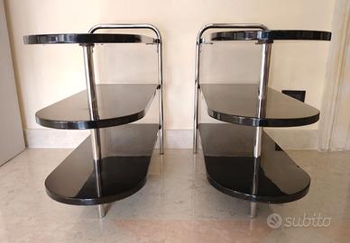 2 tavolini o comodini Art Decò USA