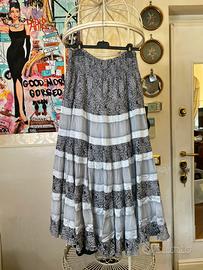Gonna Lunga TERRY Vintage Boho Chic Made in Italy