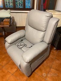 Poltrona elettrica reclinabile