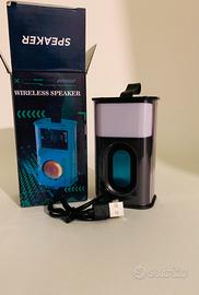 Cassa bluetooth wireless- con led luminosi