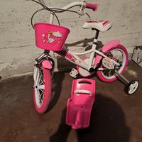 bici bambina con rotelle 