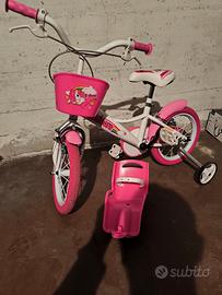 bici bambina con rotelle 