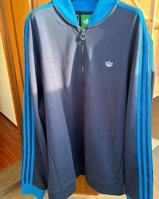 Felpa Adidas Originals 3-Stripes 1/4 zip