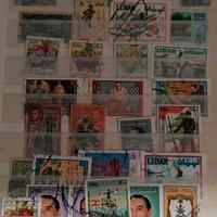 Francobolli America, Libano, Hong kong