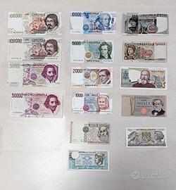 Lotto banconote Repubblica d’Italia (anni 60-90)