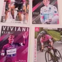 4 figurine Panini Giro d'Italia