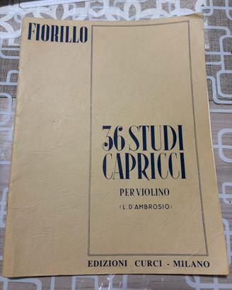 36 studi capricci per violino Fiorillo