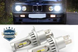 Kit LED H4 BMW SERIE 5 E12 E28 Luci CANbus 6500K