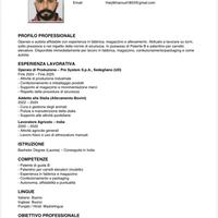 Disponibile per lavoro operaio o conducente