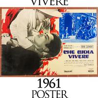 Che Gioia Vivere 1961 Poster Originale Alain Delon