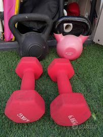 manubri kettlebell anelli