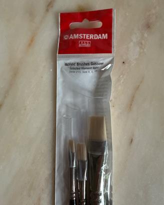 Pennelli Amsterdam per acrilico