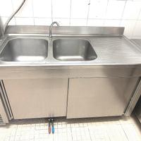 lavello professionale 140 L x 70 P x 84 H 