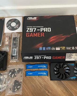 Asus Z97ProGamer + i7 4790K +16GB + GTX970 + Dissi