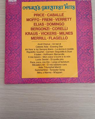 doppio vinile Rca Opera's greatest hits