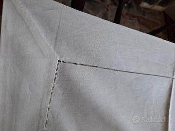 lenzuolo matrimoniale e 2 federe in misto.lino