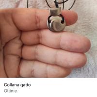 collana con gatto