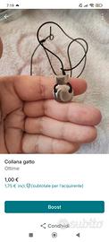 collana con gatto