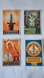 Tessere Confederazione Fascista Agricoltori