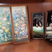 Quadretti con cornice in legno