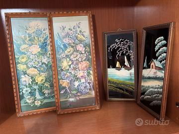 Quadretti con cornice in legno