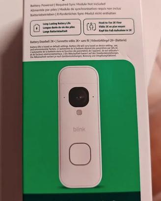 Blink battery doorbell 2K + sync module