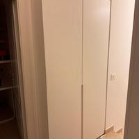 Scarpiere laccate bianche in legno