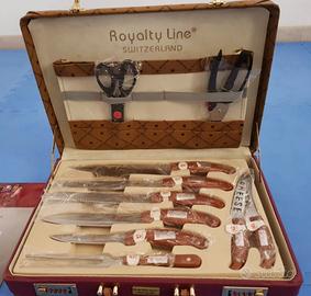 Set di coltelli in valigetta della Royalty Line