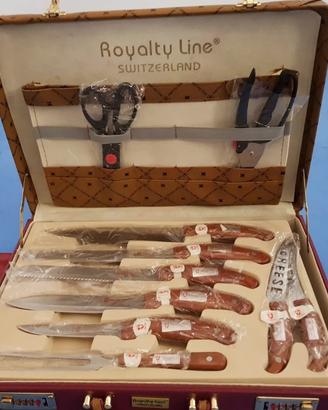 Set di coltelli in valigetta della Royalty Line