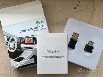 DONGLE ADATTATORE WIRELESS CARPLAY ANDROID AUTO