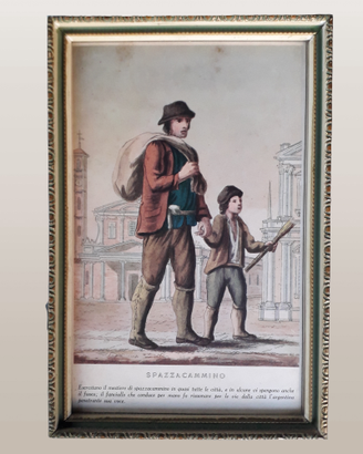 riproduzione stampa A. Biasioli "Arti e Mestieri"
