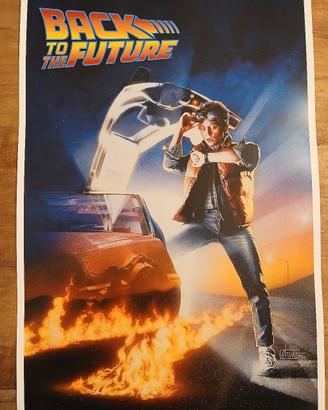 poster Ritorno al Futuro film iconico Wallart 