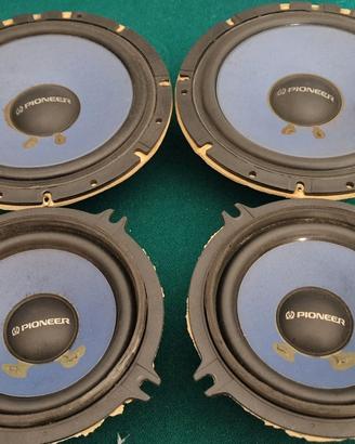 N. 4 altoparlanti PIONEER per auto di 120 e 150 w