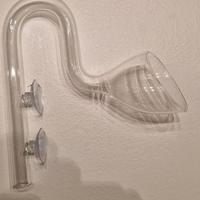 Supporto termoriscaldatore,tubo ingresso acquario 