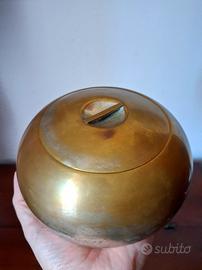 Scatola sfera design Teghini Firenze, epoca '70.