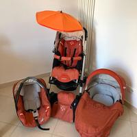 Trio arancione e nero