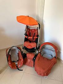 Trio arancione e nero