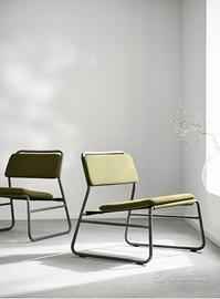 Poltrona Linneback verde design minimal