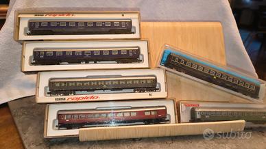 Modellini vagoni treno