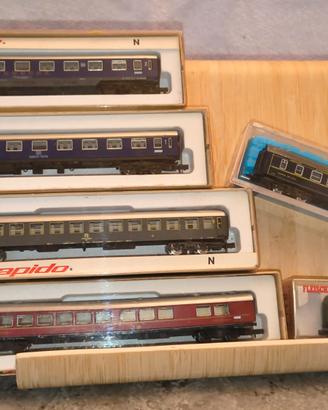 Modellini vagoni treno