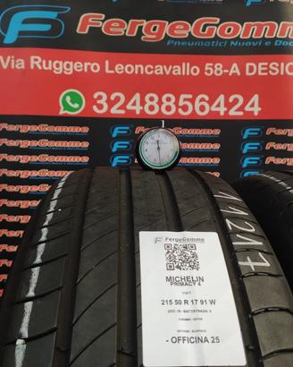 Pneumatici 215/50R17 91W MICHELIN ESTIVE