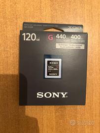 Sony scheda xqd serie G 120gb
